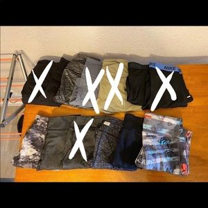 Lot of 8 workout leggings